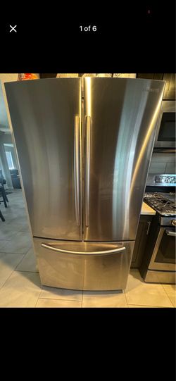Samsung French Door Stainless Steel Refrigerator Bottom Freezer