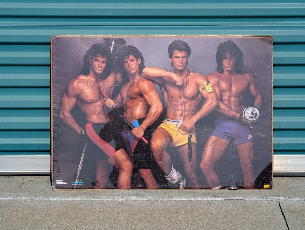 1988 Perfect Male Poster, Postmodern 80s