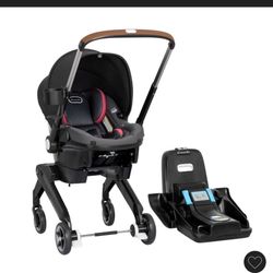 Pink Evenflo Dualshift Car seat 