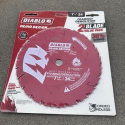 Diablo saw  7 1/4