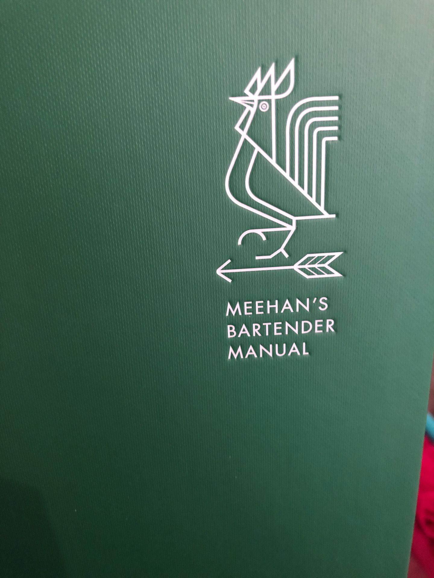 Meehans bartender Manual book