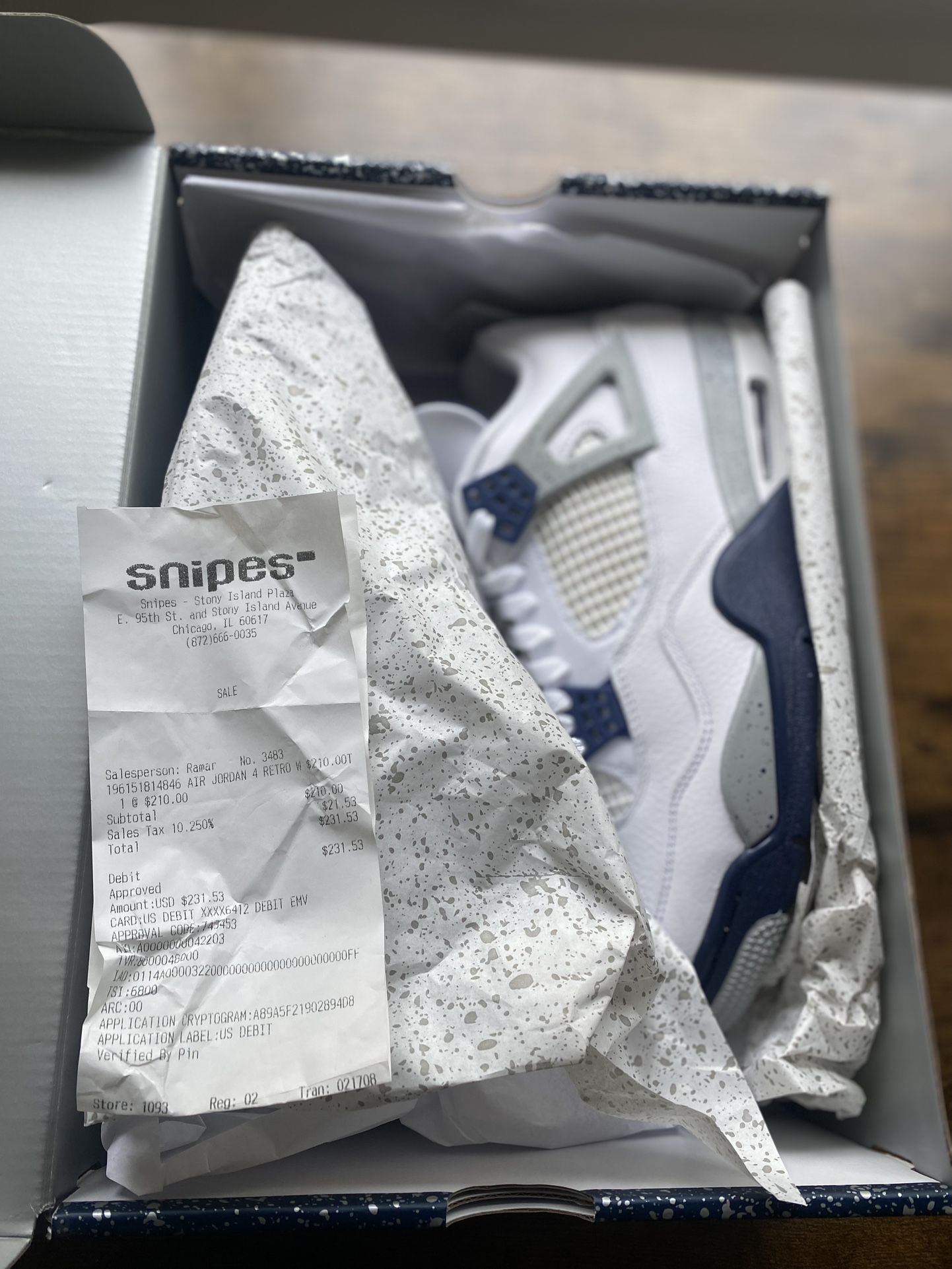 2022 Air Jordan 4 Retro 'Midnight Navy'