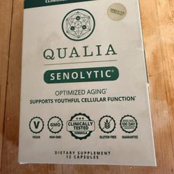 💊 Qualia Senolytic – Cellular Support & Wellness Formula (Unopened, Sealed Box)  Brand new & factory sealed. Supports overall health and cellular fun
