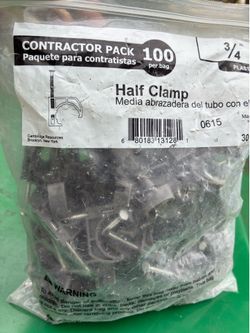 Half clamp-
