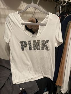 White Pink Shirt Excellent Condition Size M . Pick Up Only 