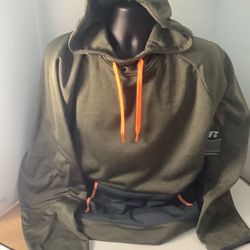 New Mens 3XL(54-56) Russell Athletics Tech Fleece Hoodie W Pockets