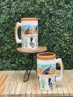 Handmade Clay Mugs - 40oz