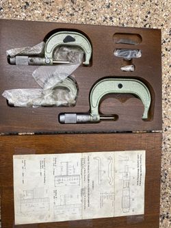 ToolMex outside Micrometers with Carbide Measuring Faces