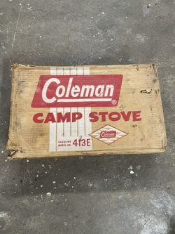 Coleman 413e Camp stove