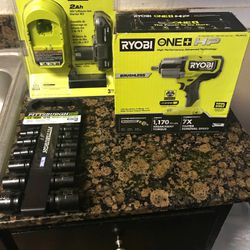 Ryobi Impact Wrench Combo Everything For $200 Firm Pick Up Only Clay And Hwy 6 77084 