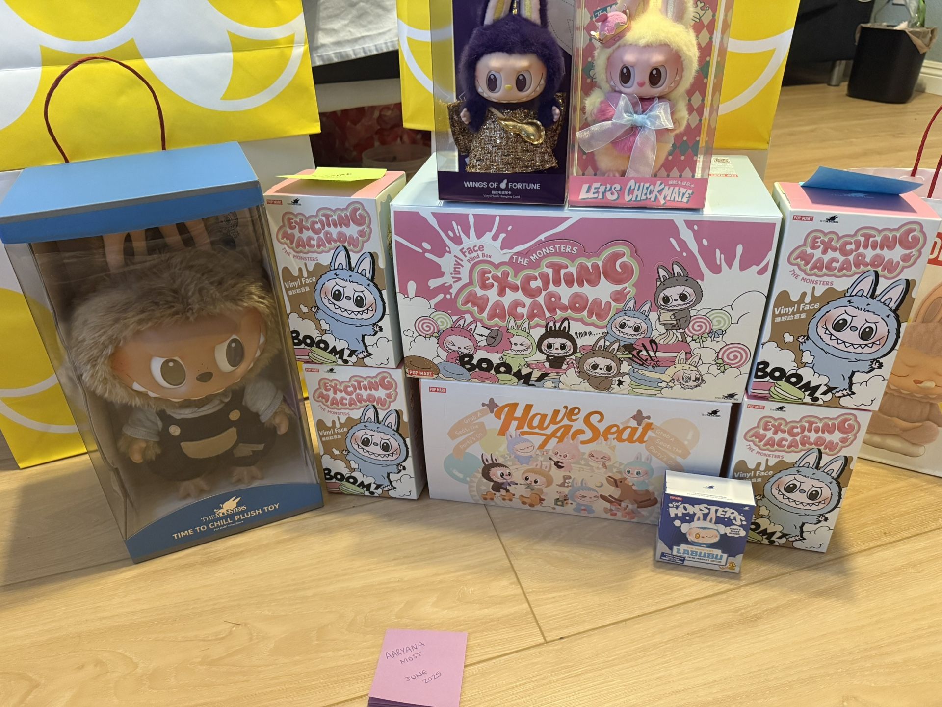 LABUBU HAVE A SEAT BABA, HEHE & SISI POPMART