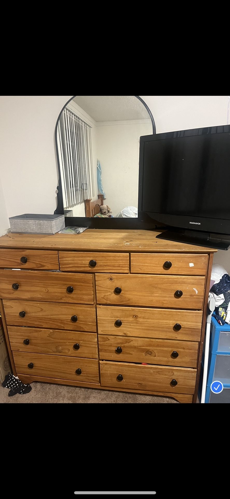 Nice 11 Drawer Wooden Dresser