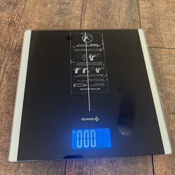 Etekcity Bathroom Scale for Body Weight, Highly Accurate Digital Weighing Machine for People, Large Size and Backlit LCD Display, 6mm Tempered Glass, 