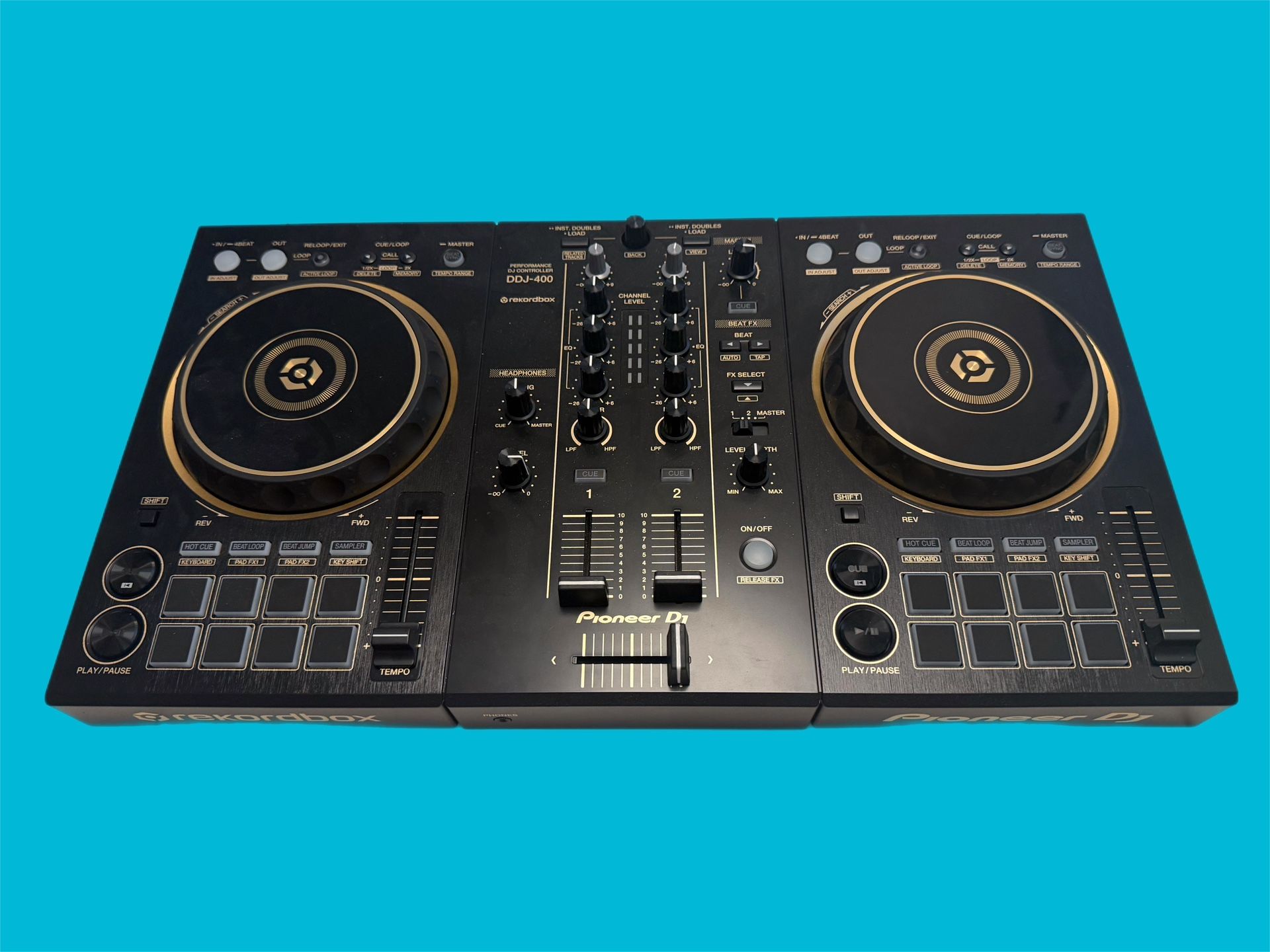 🎧 Pioneer DDJ-400 Gold Edition DJ Controller Bundle – Brand New + Speakers, Stand & Headphones