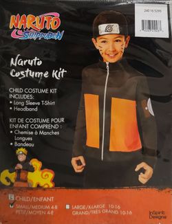 Naruto Shippuden Child Costume Kit Small/Medium