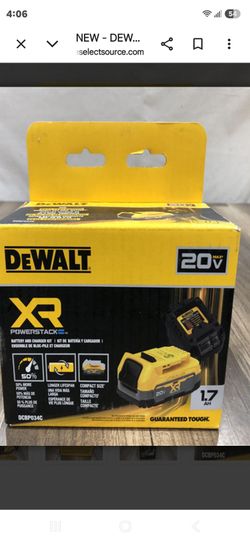 DEWALT
20V MAX XR POWERSTACK Lithium-Ion Battery Starter Kit with 1.7Ah Battery and Charger STORE PRICE $169