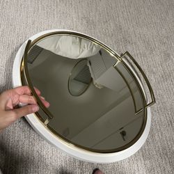 Large Golden Trim Tray