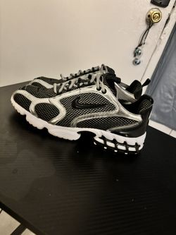 🖤 Nike x Stüssy Air Zoom Spiridon Cage 2 – Black/Silver