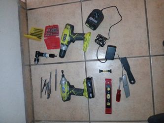 Ryobi Drills With Charger And Battery 