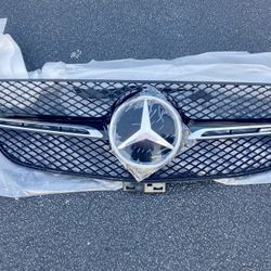 2016 2017 2018 2019 MERFCEDES GLE43 COUPE FRONT GRILLE GRILL W/CAMERA HOLE