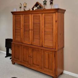 Tv Cabinet With Doors And Storage On Bottom