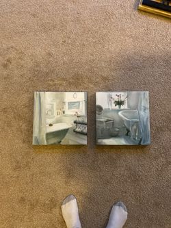 2 canvas pictures