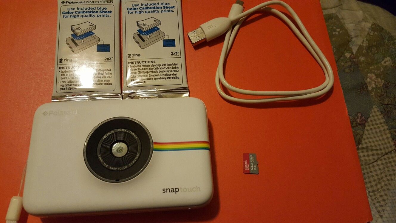 Polaroid snap touch camera