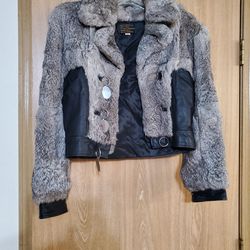 Real Rabbits Fur Women's Jacket