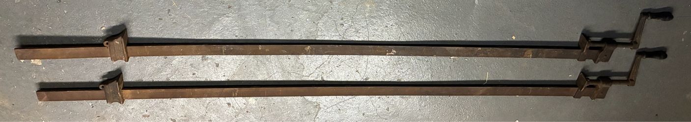 Two Old-fashioned Box Clamps