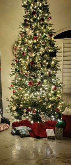 Beautiful Prelit Christmas Tree