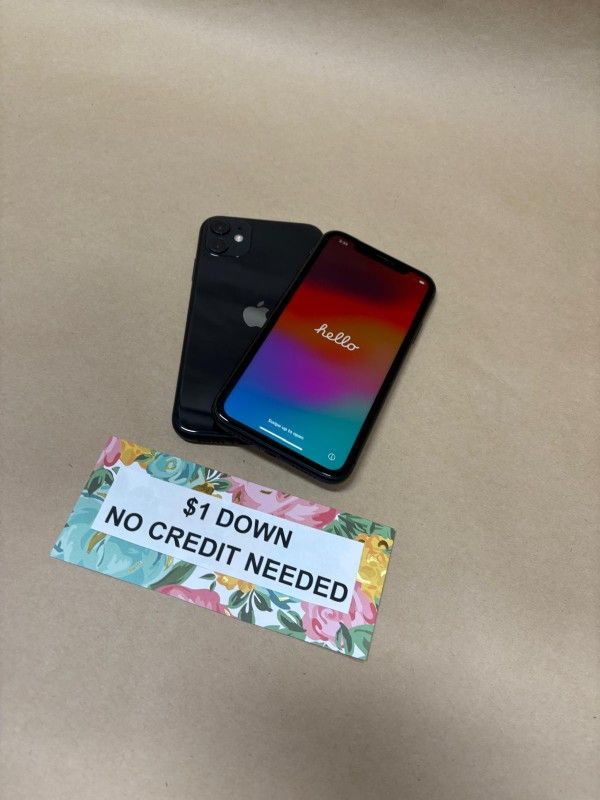 Apple IPhone 11 Only $1 Today Pay The Rest Later!