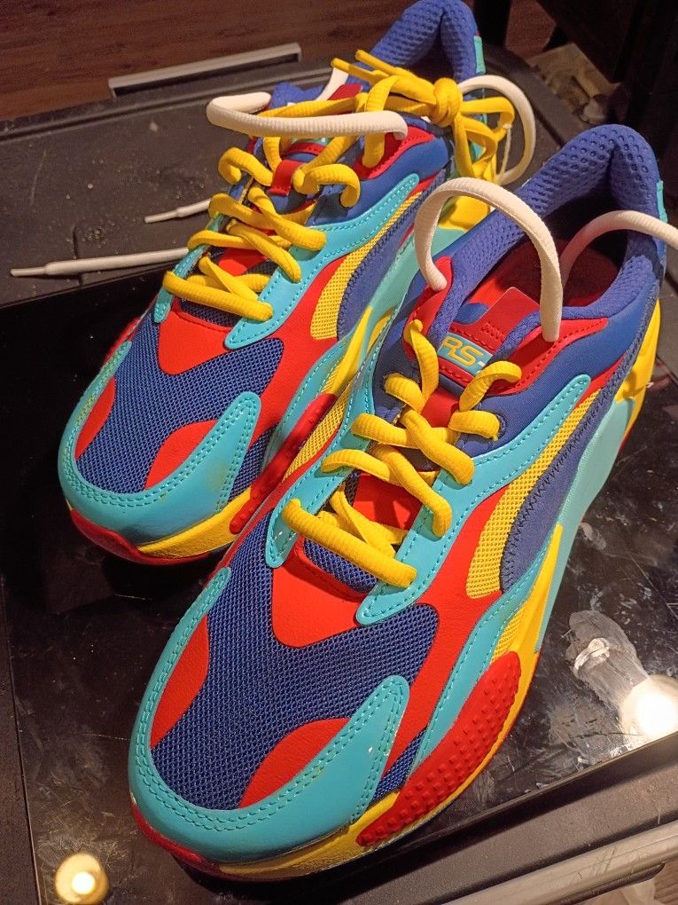 NEW  PUMA RS-X3 PLASTIC PACK LIMOGES HIGH RISK RED SIZE 11