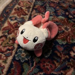 2004 Pokemon Advanced Plusle Bean Bag Plush From Hasbro 