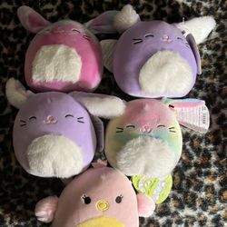 Easter 2021 5” Squishmallows NEW with Tags! - $5 EACH 