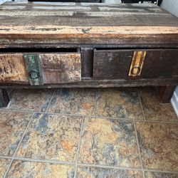 Coffee Table Wood (handcrafted)
