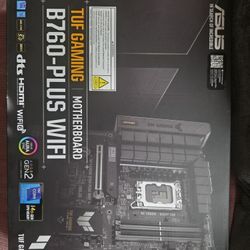 Asus motherboard b760 plus wifi factory sealed.