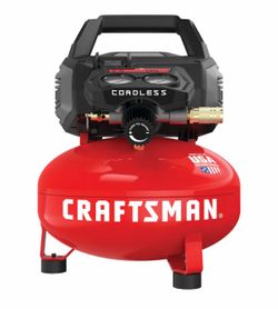 CRAFTSMAN V20 2.5-GALLON SINGLE STAGE PORTABLE CORDLESS ELECTRIC PANCAKE AIR COMPRESSOR