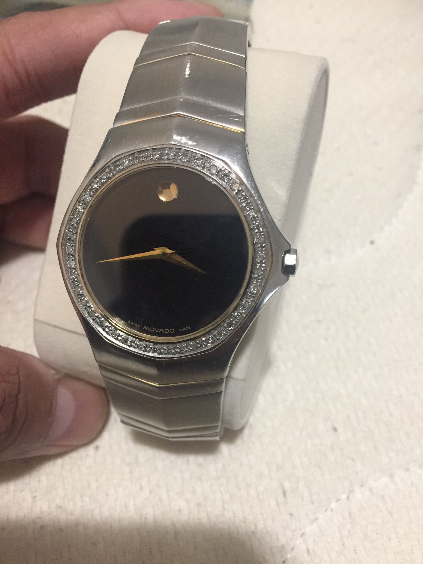 Movado diamond unisex watch