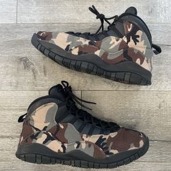 Air Jordan 10 Retro Woodland Camo Sz 13