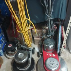 Floor Polisher, Buffer, Scrubber, Burnisher, Pulidora & Janitorial Supplies 