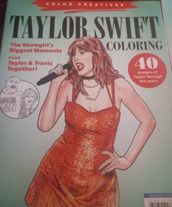 4 NEW Taylor Swift Coloring Books