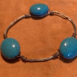 Turquoise Wire bracelet 