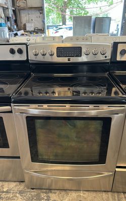 Stainless Steel Kenmore Electric Stove GlassTop