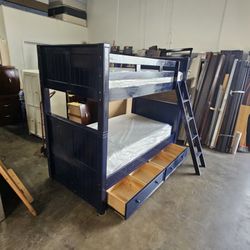 Twin Bunk Bed And Mattress 