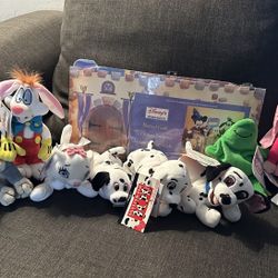 Vintage Disney Character Plushies 