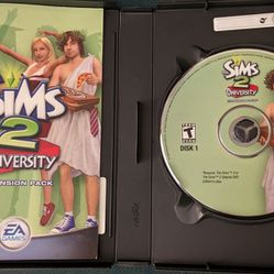 Choice: PC CD-Rom Computer Laptop Video Game The Sims 2 Expansion Pack Open for Business OR University 1+2 Laptop