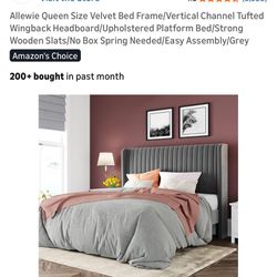 Like New Bed-frame And Headboard. Queen Size. 