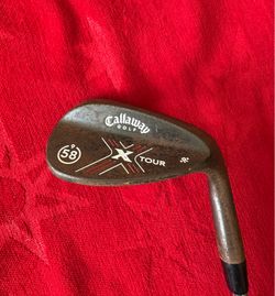 Callaway X tour 58* R Lob wedge Raw forged