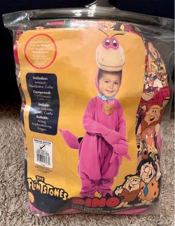 Dino Flinstones Costume - size 8/10