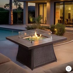 URI 42" OUTDOOR FIRE PIT TABLE FOR PATIO